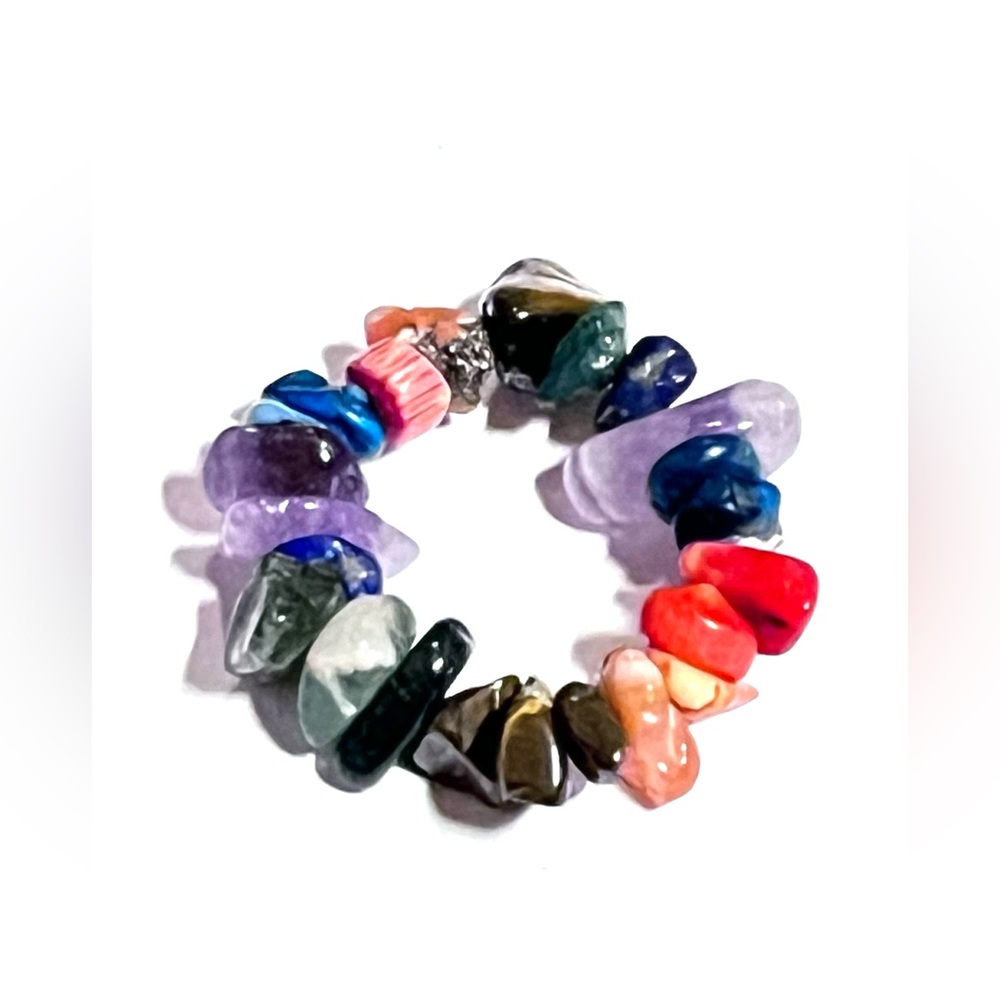 Rock Rings ☾ Agate Rings ☾ Stone Rings - Picture 7 of 7